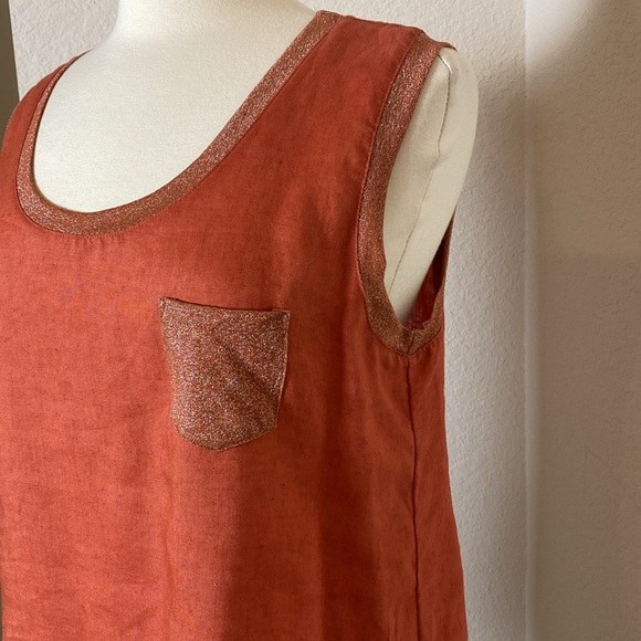 Soft Surroundings sleeveless top - Picture 2 of 8